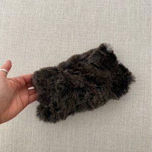 Fur winter headband
